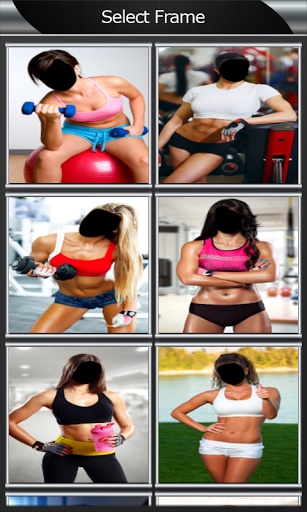 Fitness Girl Photo Montage