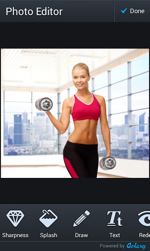 Fitness Girl Photo Montage