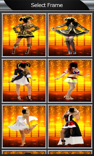 Girl Costumes Photo Montage