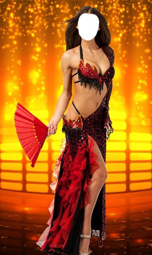 Girl Costumes Photo Montage