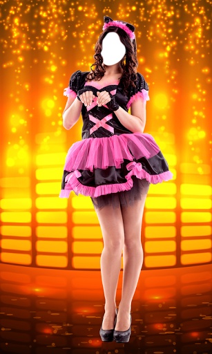 Girl Costumes Photo Montage