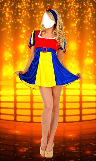 Girl Costumes Photo Montage