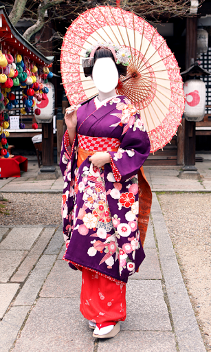 Japanese Kimono Photo Montage