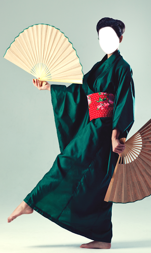 Japanese Kimono Photo Montage