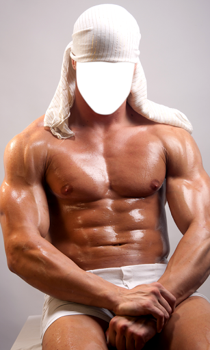 Man Bodybuilder Photo Montage