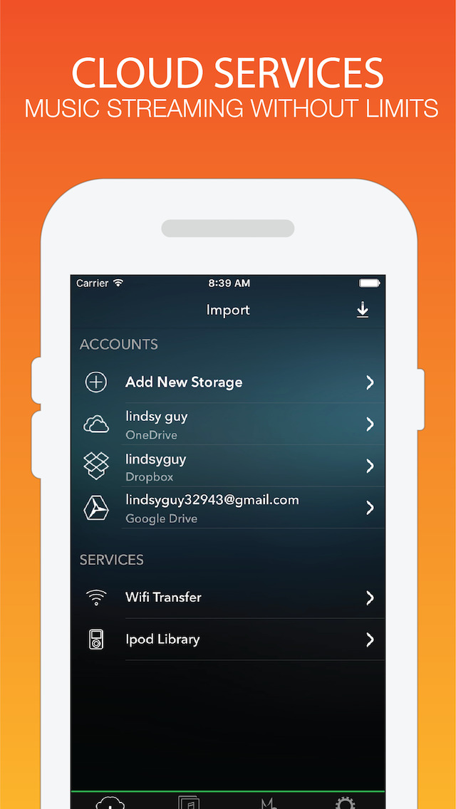 Momo Music Extra Device Audio Storage Streamer Media Player Listener For Cloud Drives