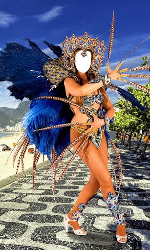 Woman Carnival Photo Montage