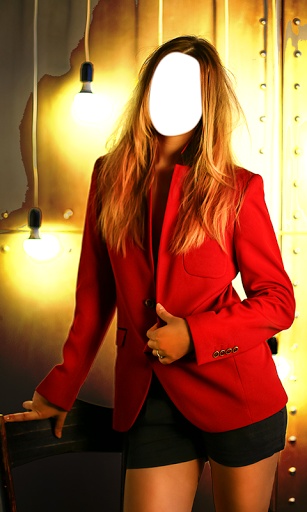 Women Jacket Photo Montage