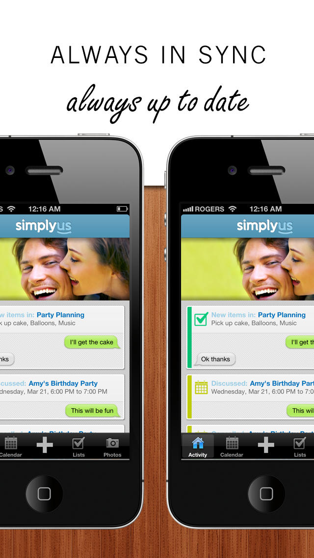 Simplyus Shared Calendar Todo Task List Organizer For Couples