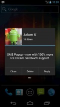 SMS Popup mobile app for free download