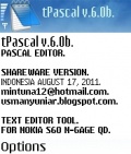 tPascal v.0.6b. Personal mobile app for free download