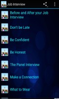 Job Interview mobile app for free download