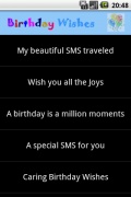 Birthday Wishes SMS mobile app for free download