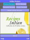Indian Recipes mobile app for free download