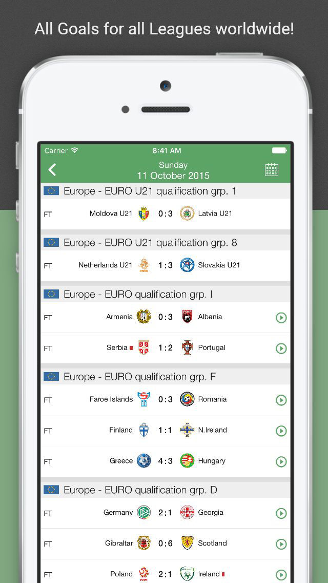 All Goals   The Livescore App