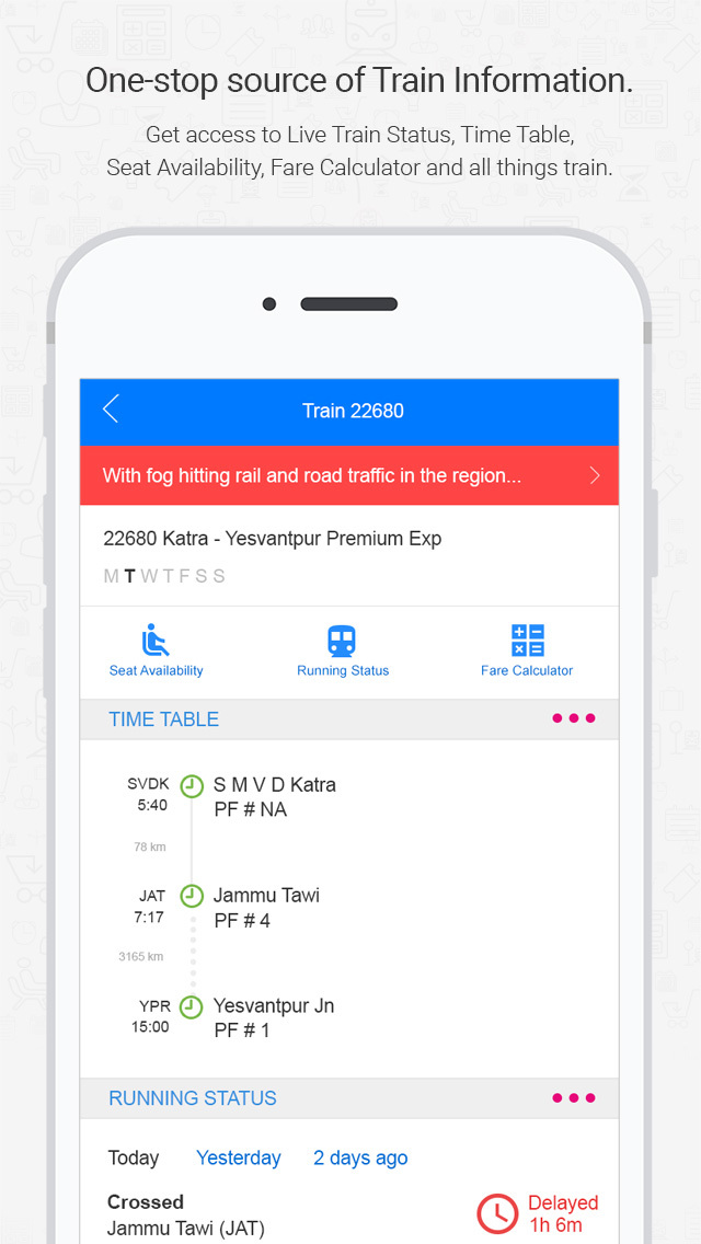 Indian Railways Pnr Status Irctc Train Info Railyatri