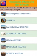 Sunniest Places In The World