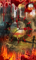 Apocalypse 3d Clock Live Wallpaper