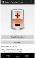 Battery Depletion Timer mobile app for free download