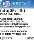 CadangSMS v.1.5b.3. Personal mobile app for free download
