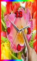 Choose Your Flower Clock And Alarm Live Wallpaper