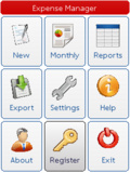 Expense Manager full Java mobile app for free download