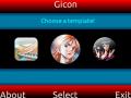 Gicon v 1.01 png transperant icon creator for s60v3 mobile app for free download