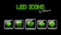 LED ICONS set in png file formet mobile app for free download