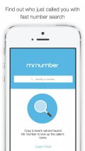 Mr. Number Spam Protection  Number Search