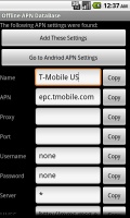 Offline SIM APN Database mobile app for free download
