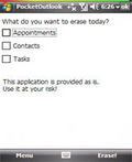 PocketOutlook Eraser mobile app for free download