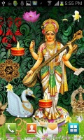 Saraswati Hq Live Wallpaper