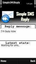 Simple SMS Reply mobile app for free download