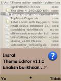 Theme Editor English (python) mobile app for free download