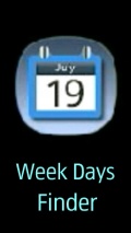Week days finder mobile app for free download