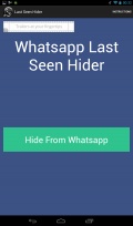 Whatsapp Last Seen Hider mobile app for free download