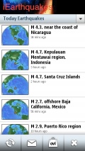 iEarthquakes mobile app for free download