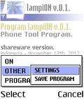 lampiON v.0.1. En Personal mobile app for free download