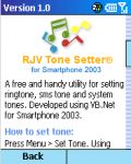 RJV Tone Setter mobile app for free download