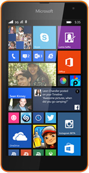 Microsoft Lumia 535 Dual Sim second hand mobile in Larkana