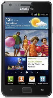 Samsung Galaxy S II I9100 second hand mobile in Lahore